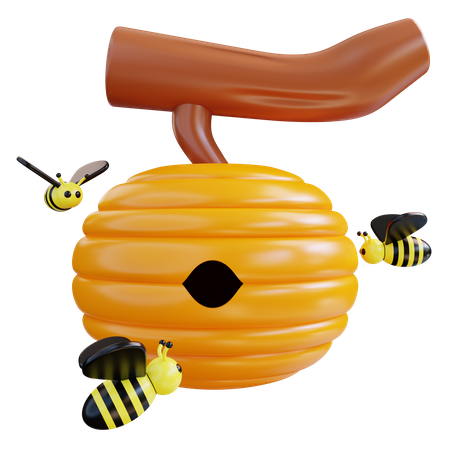 Beehive  3D Icon