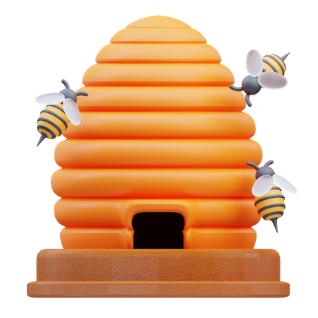 Beehive  3D Icon