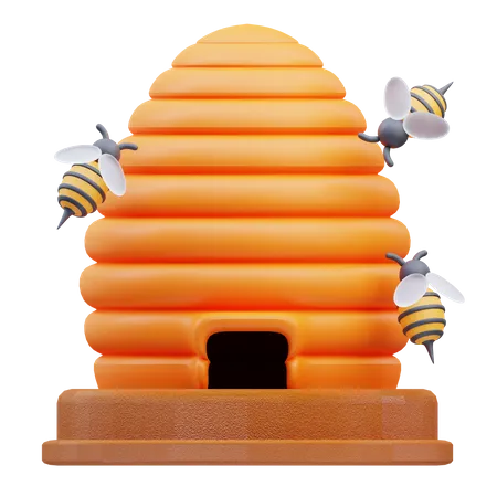 Beehive  3D Icon