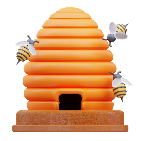 Beehive  3D Icon