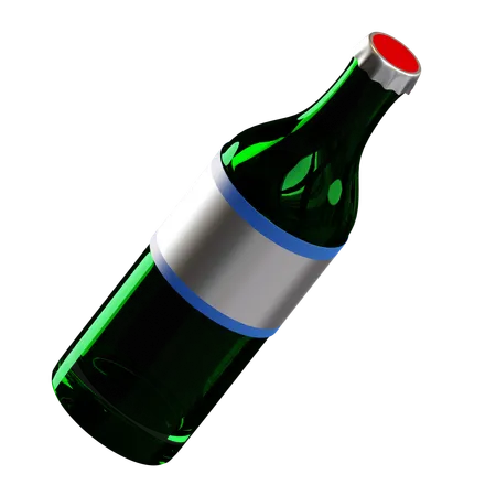 Beer Bottle  3D Icon