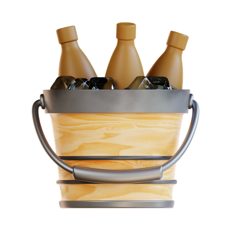 Beer Bucket  3D Icon