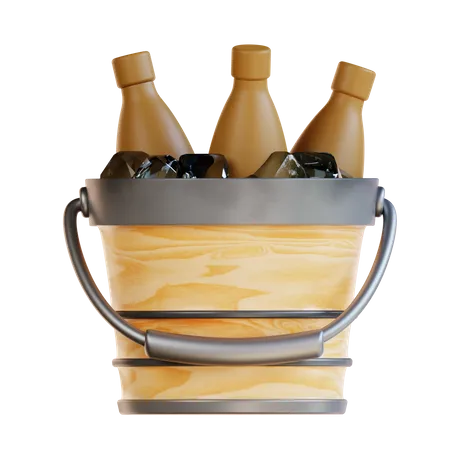 Beer Bucket  3D Icon