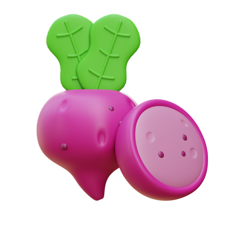 Beetroot  3D Icon