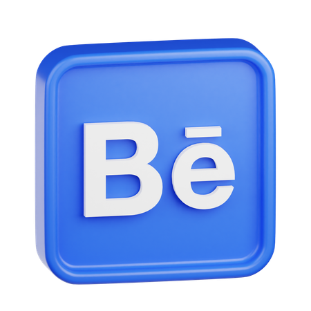 Behance Logo  3D Icon