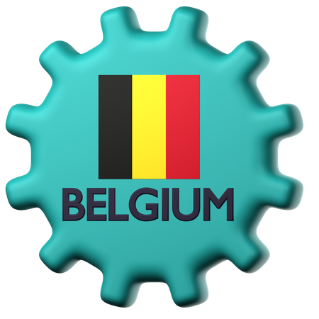 Belgium flag  3D Icon