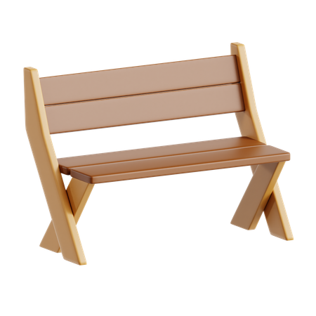 Bench  3D Icon