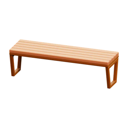 Bench  3D Icon