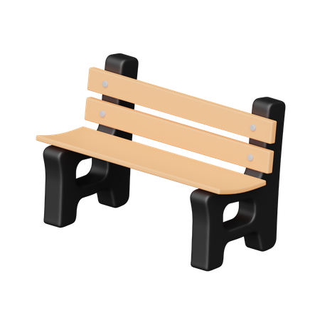 Bench  3D Icon