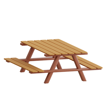 Bench  3D Icon