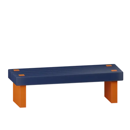 Bench  3D Icon