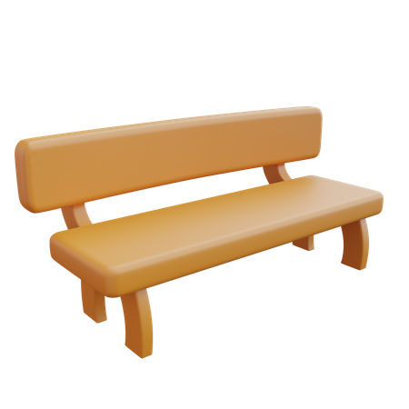 Bench  3D Icon