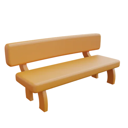 Bench  3D Icon