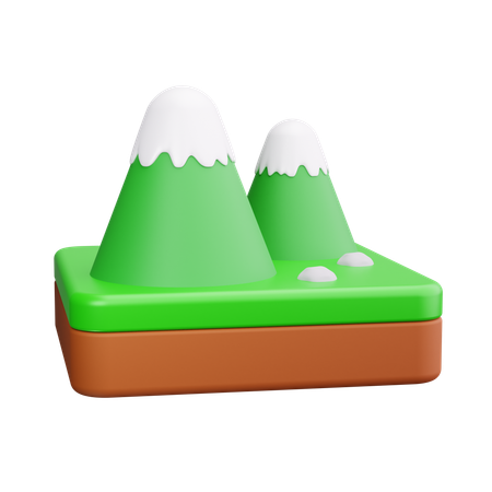 Berge  3D Icon