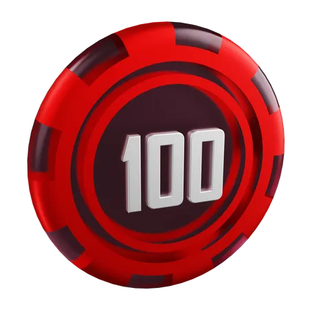 でも100  3D Icon