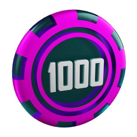 でも1000  3D Icon