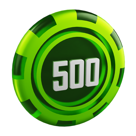 でも500  3D Icon