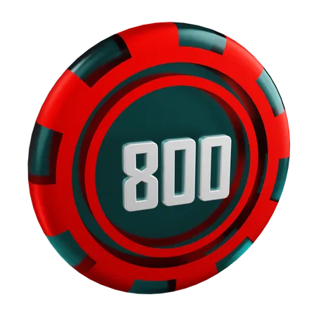 でも800  3D Icon