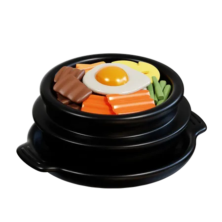 Bibimbap  3D Icon