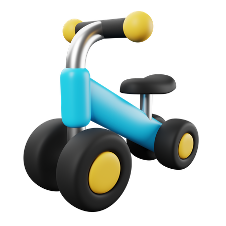 Bicicleta de bebé  3D Icon