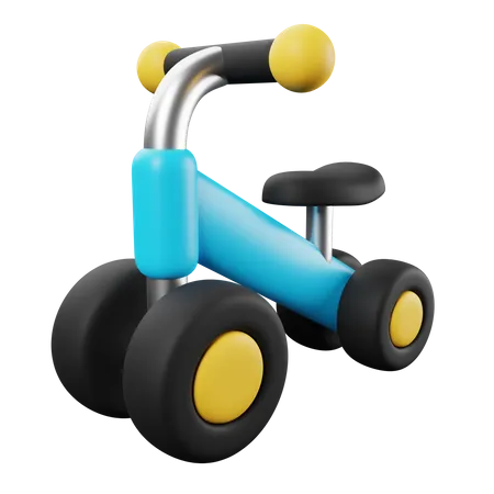 Bicicleta de bebé  3D Icon