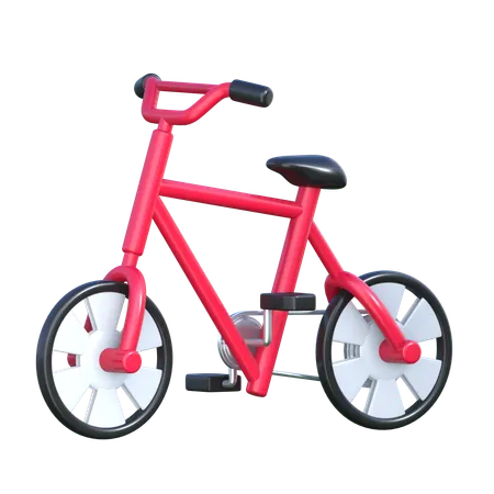 Bicicleta  3D Icon