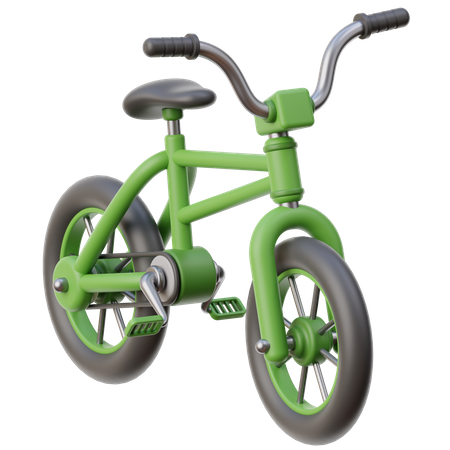 Bicicleta  3D Icon