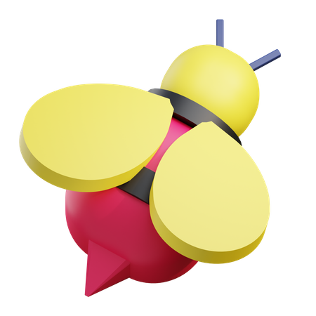 Biene  3D Icon