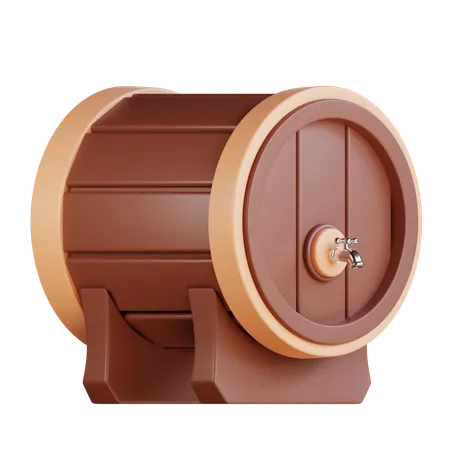 Bierfass  3D Icon