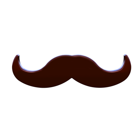 Bigote  3D Illustration