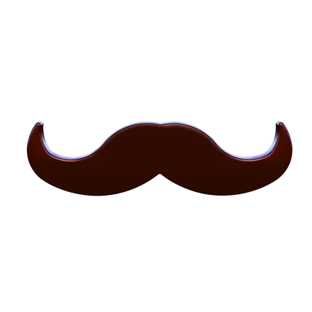 Bigote  3D Illustration