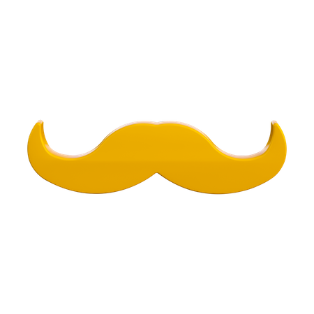 Bigote  3D Illustration