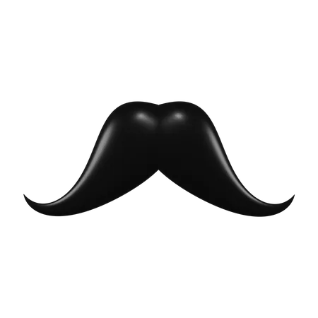 Bigote  3D Illustration