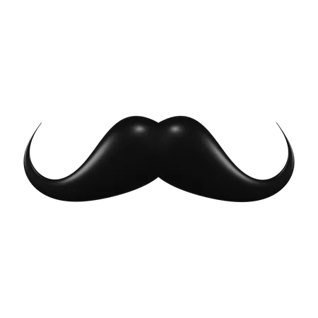 Bigote  3D Illustration