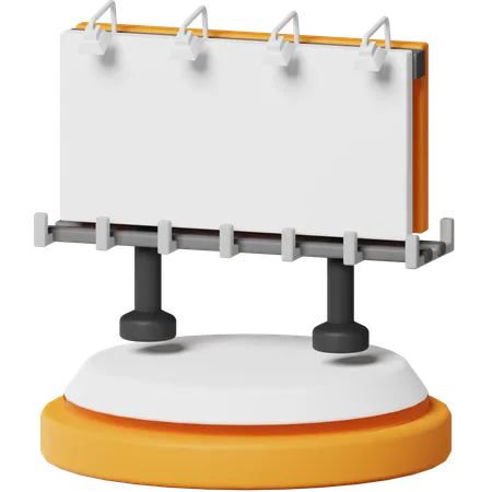 Billboard  3D Icon