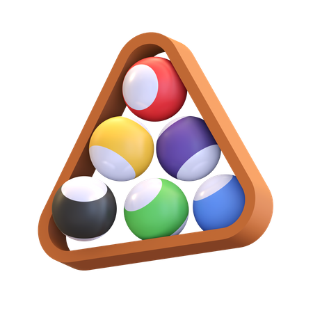 Billiard Balls  3D Illustration