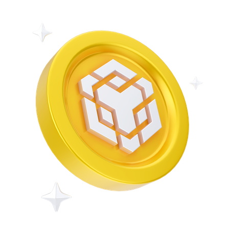 Binace Coin  3D Icon