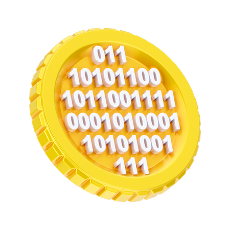 Binance Binary  3D Icon