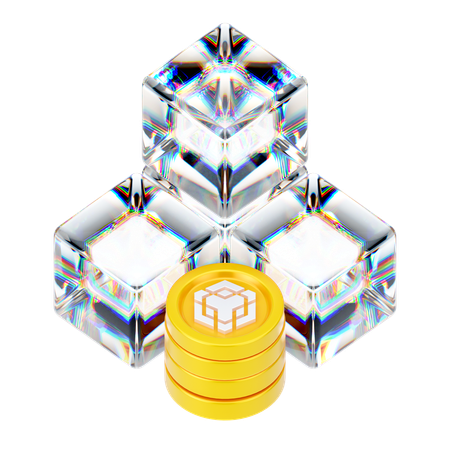 Binance Blockchain  3D Icon