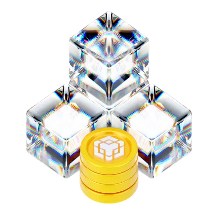 Binance Blockchain  3D Icon