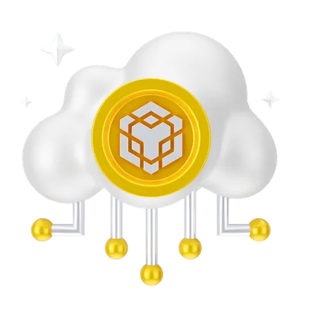 Binance Cloud Network  3D Icon