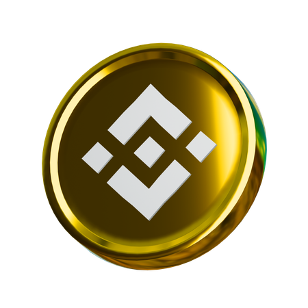 Binance Coin  3D Icon