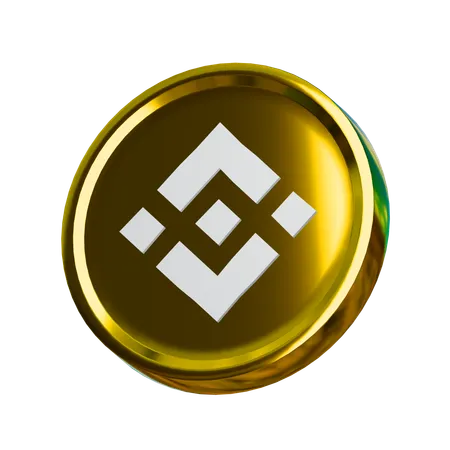 Binance Coin  3D Icon