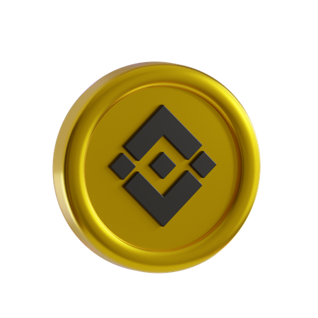 Binance Coin  3D Icon