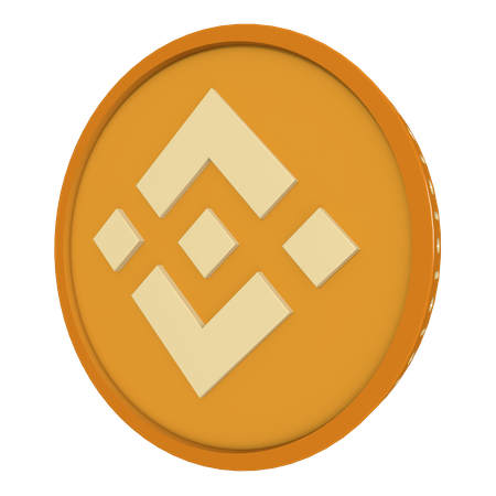 Binance Coin  3D Icon