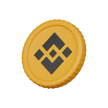 Binance coin  3D Icon