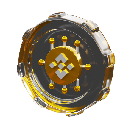 Binance Coin  3D Icon