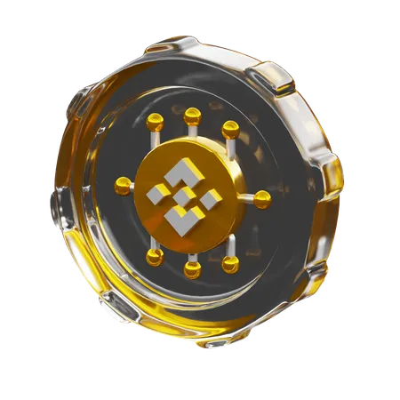 Binance Coin  3D Icon