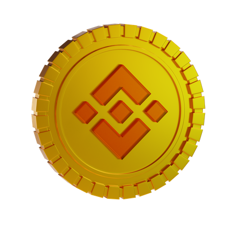 Binance Coin  3D Illustration