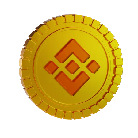 Binance Coin  3D Illustration